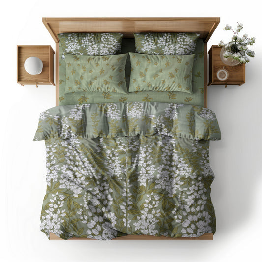 Lily - Green Duvet Cover Set