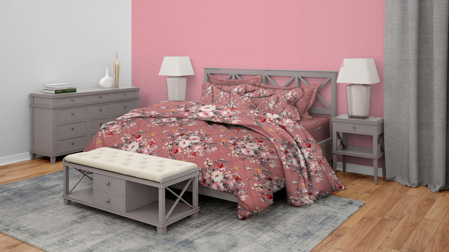 Fiona - Pink Duvet Cover Set