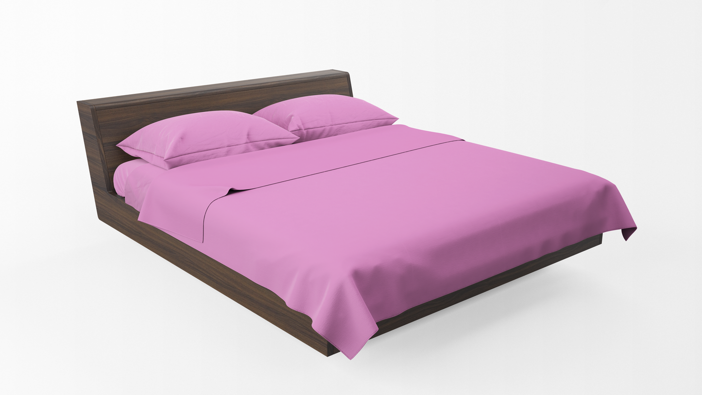 Coral Pink - Bedsheet